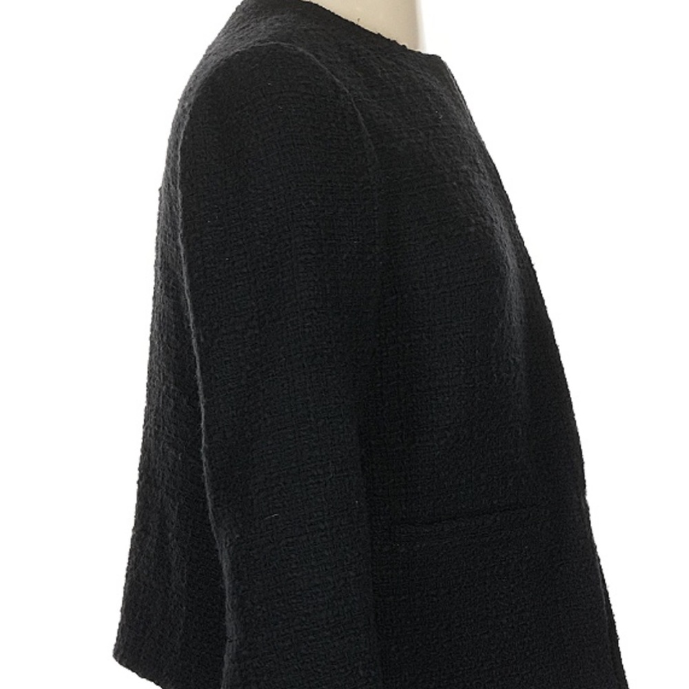 Vince Elegant Black Textured Jacket - Picture 4 of 6